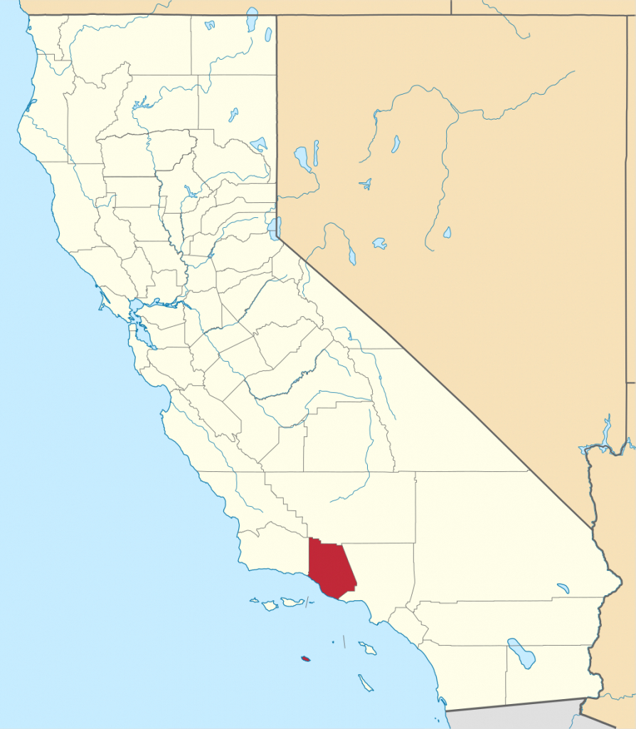 Fichier:map Of California Highlighting Ventura County.svg — Wikipédia - Ventura California Map
