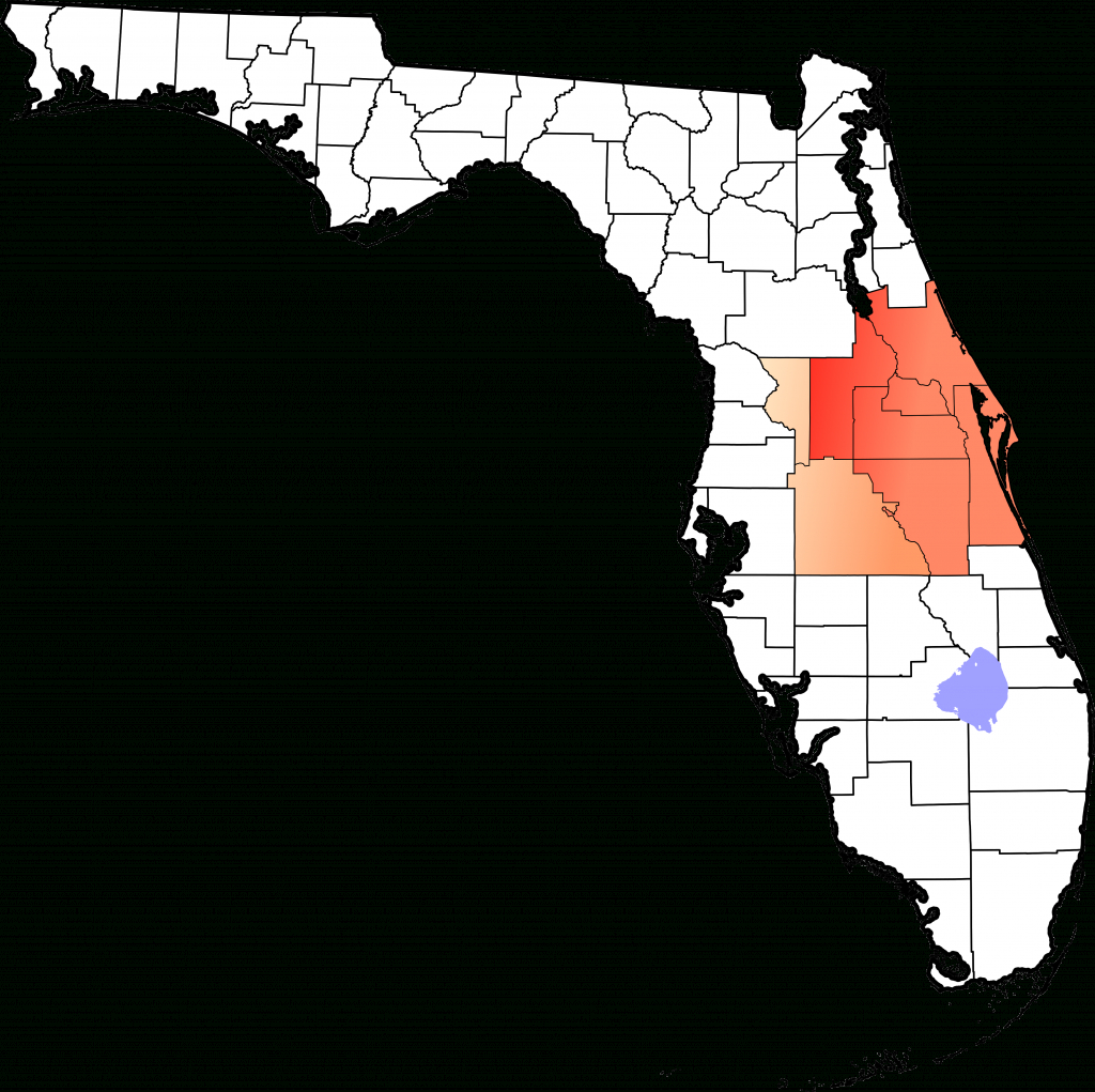Fichier:map Of Florida Highlighting Central Florida.svg — Wikipédia - Map Of Central Florida