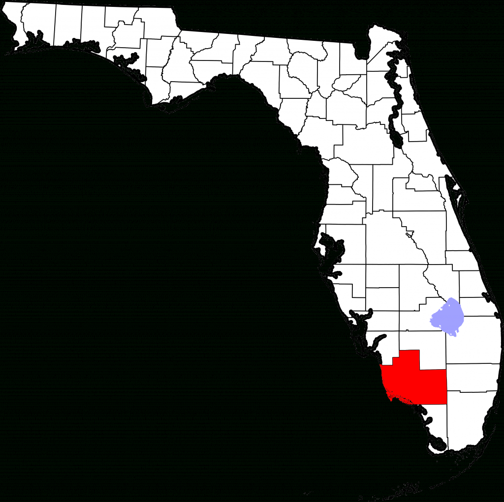 Fichier:map Of Florida Highlighting Collier County.svg — Wikipédia - Immokalee Florida Map