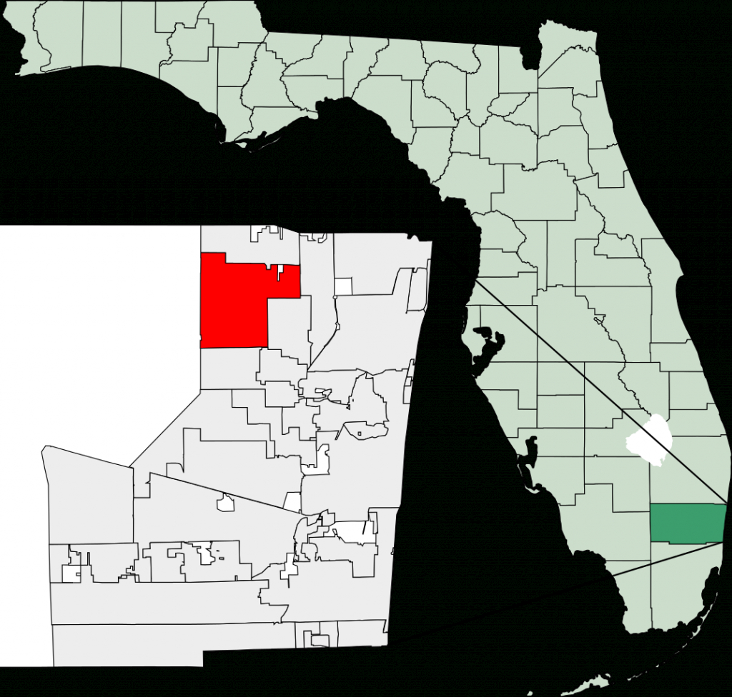 Fichier:map Of Florida Highlighting Coral Springs.svg — Wikipédia - Coral Springs Florida Map