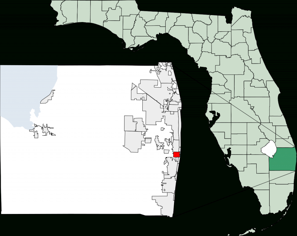 Fichier:map Of Florida Highlighting Lantana.svg — Wikipédia - Lantana Florida Map