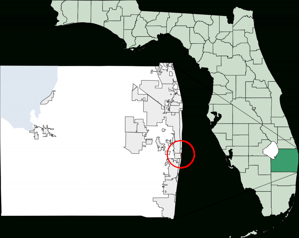 Fichier:map Of Florida Highlighting South Palm Beach.svg — Wikipédia - South Beach Florida Map