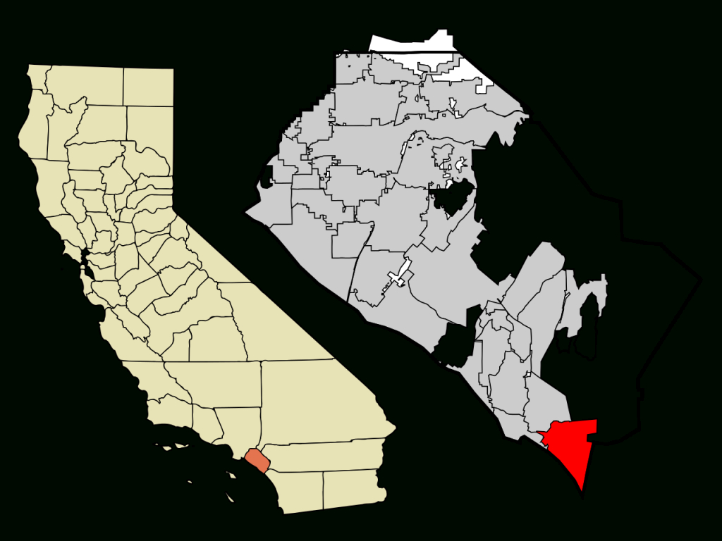 Fichier:orange County California Incorporated And Unincorporated - Orange County California Map