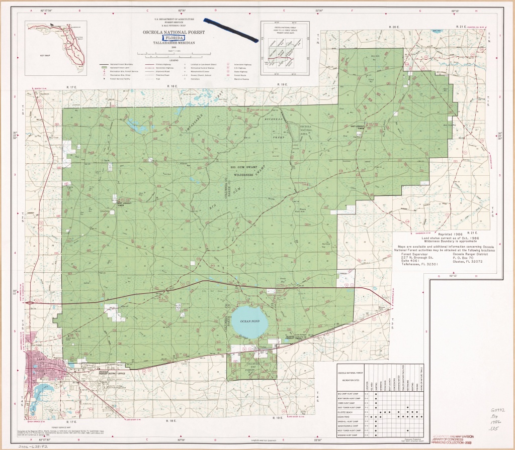 Fichier:osceola National Forest, Florida Loc 2006628182 — Wikipédia - National Forests In Florida Map
