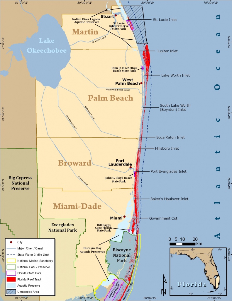 Fichiers - Gold Coast Scuba Divers (954) 616-5909 (Fort Lauderdale - Florida Dive Sites Map