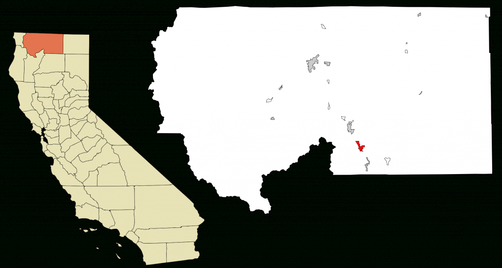 Fichier:siskiyou County California Incorporated And Unincorporated - Mount Shasta California Map