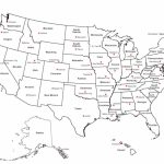 Fifty States And Capitals Map And Travel Information | Download Free   50 States And Capitals Map Quiz Printable
