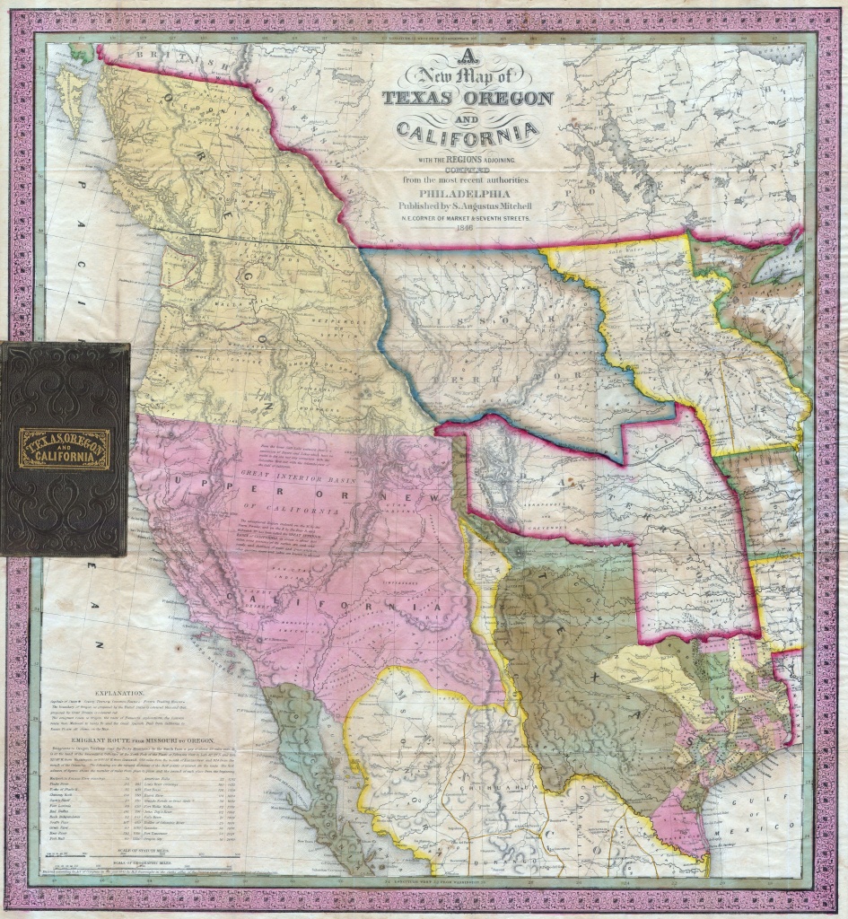 File:1846 Mitchell&amp;#039;s Map Of Texas Oregon And California - Texas Map 1846