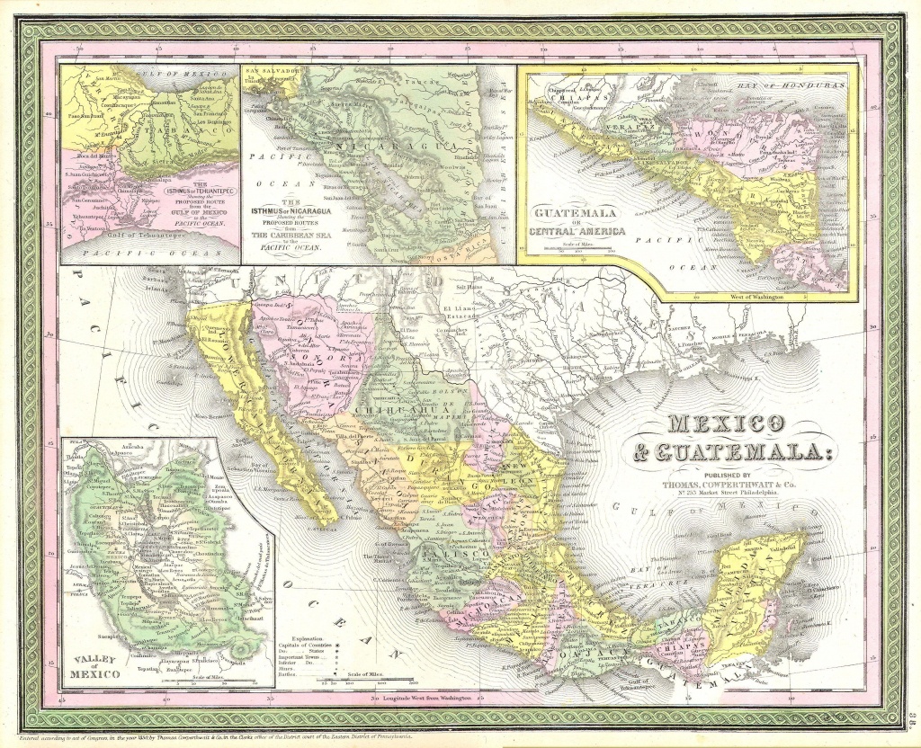 File:1850 Mitchell Map Of Mexico ^ Texas - Geographicus - Texas Map 1850