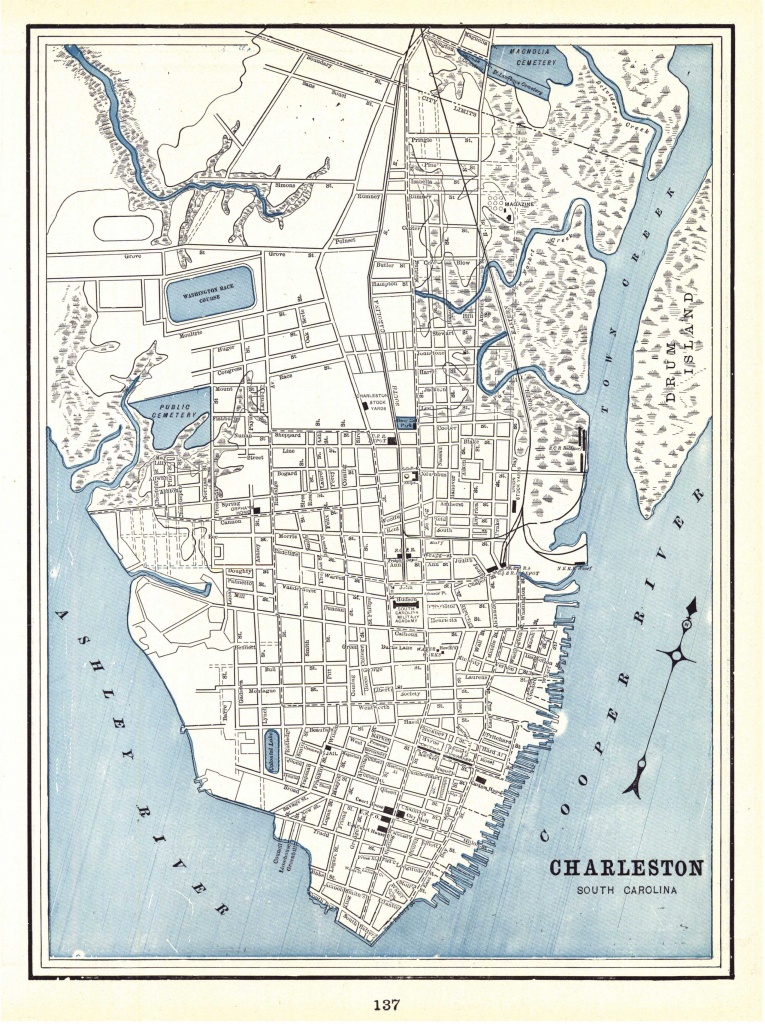 File:1898 Map Of Charleston, South Carolina - Wikimedia Commons - Printable Map Of Charleston Sc