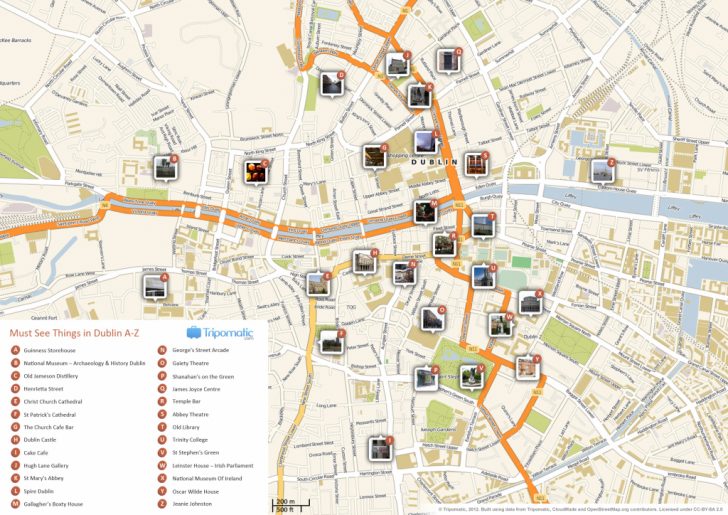 Dublin City Map Printable