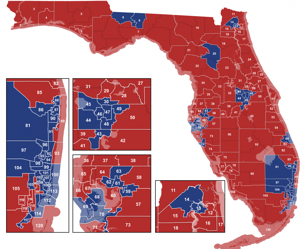Florida House Of Representatives Map Free Printable Maps