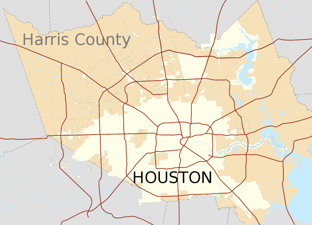 File:map Of Houston Texas And Harris County.svg - Wikimedia Commons - Harris County Texas Map