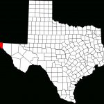 File:map Of Texas Highlighting El Paso County.svg   Wikipedia   Where Is El Paso Texas On The Map