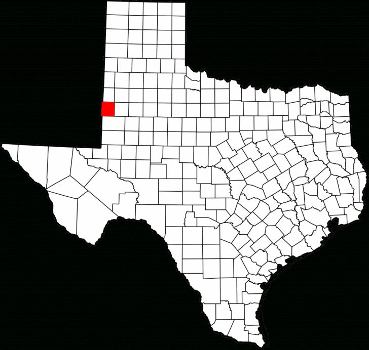 Yoakum County Texas Map