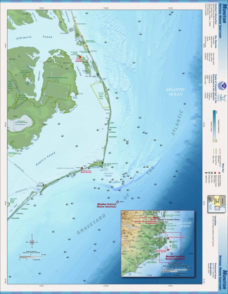 Printable Map Of Outer Banks Nc