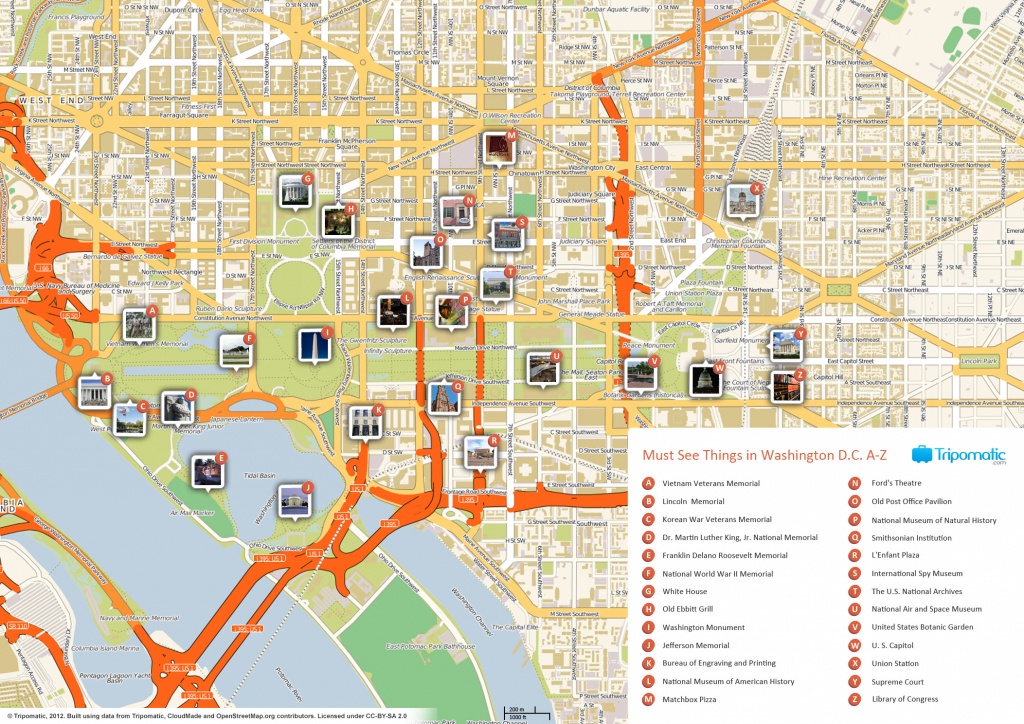 File:washington Dc Printable Tourist Attractions Map - Wikimedia - Printable Map Of Washington Dc