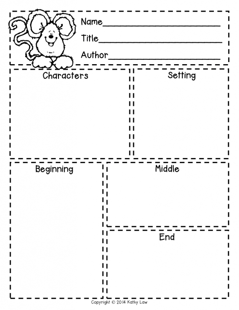 First Grade A La Carte: Story Elements Freebie | Reading In - Printable Story Map For First Grade