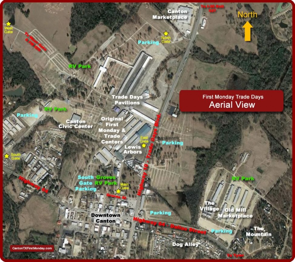 First Monday Trade Days Shopping Orientation For New Shoppers At The - Canton Texas Flea Market Map