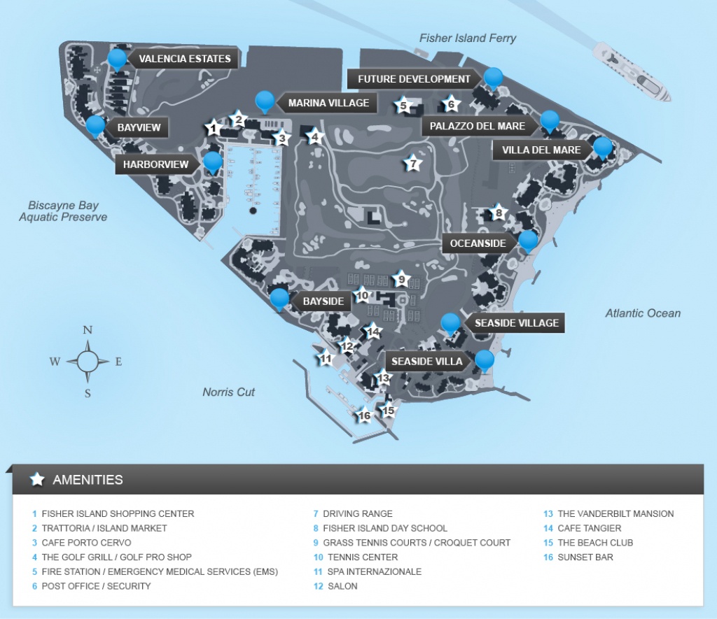 Fisher Island Florida Map Map Of Fisher Island - Emerald Island Florida Map