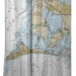 Fl: Anna Maria Island Fl Nautical Chart Shower Curtain Map | Etsy   Florida Map Shower Curtain