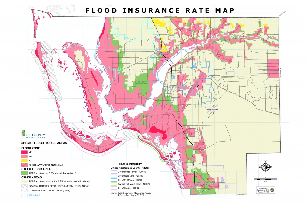 Flood Insurance Rate Maps - Fema Flood Maps Lee County Florida