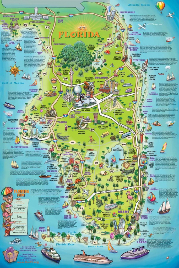 Florida Attraction Map - Google Search | Bucket List!!! | Map - Florida Attractions Map