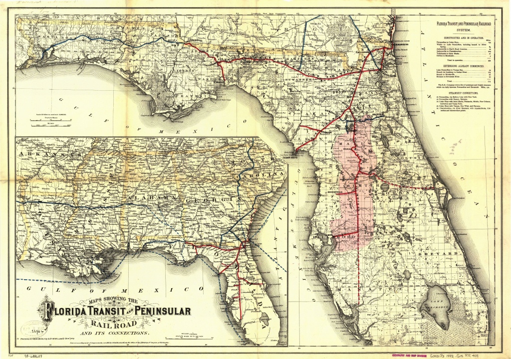 Florida Central And Peninsular Railroad - Wikipedia - Florida Map 1900