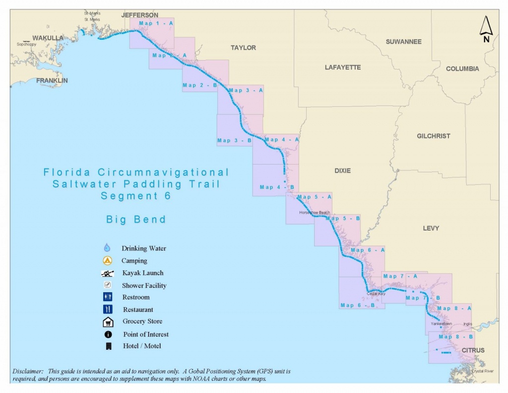 Florida Circumnavigational Saltwater Paddling Trail - Segment 6 - Florida Paddling Trail Maps
