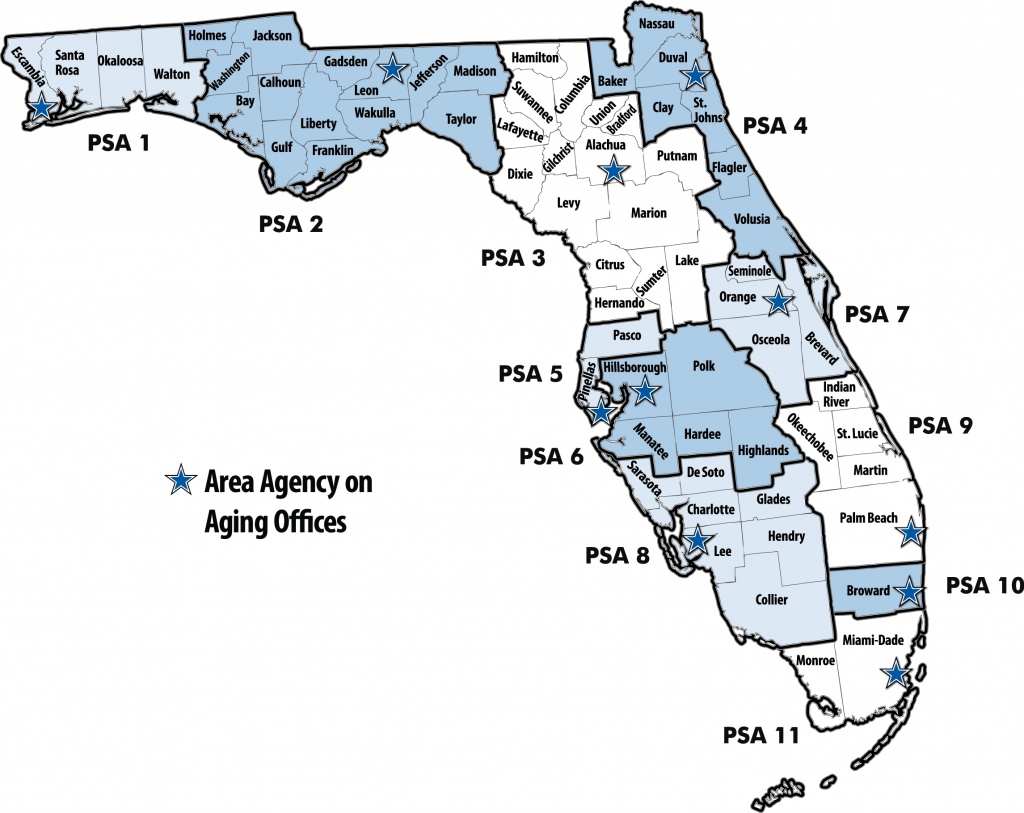 Florida Department Of Elder Affairs - Aaa Performance Measures - Aaa Maps Florida