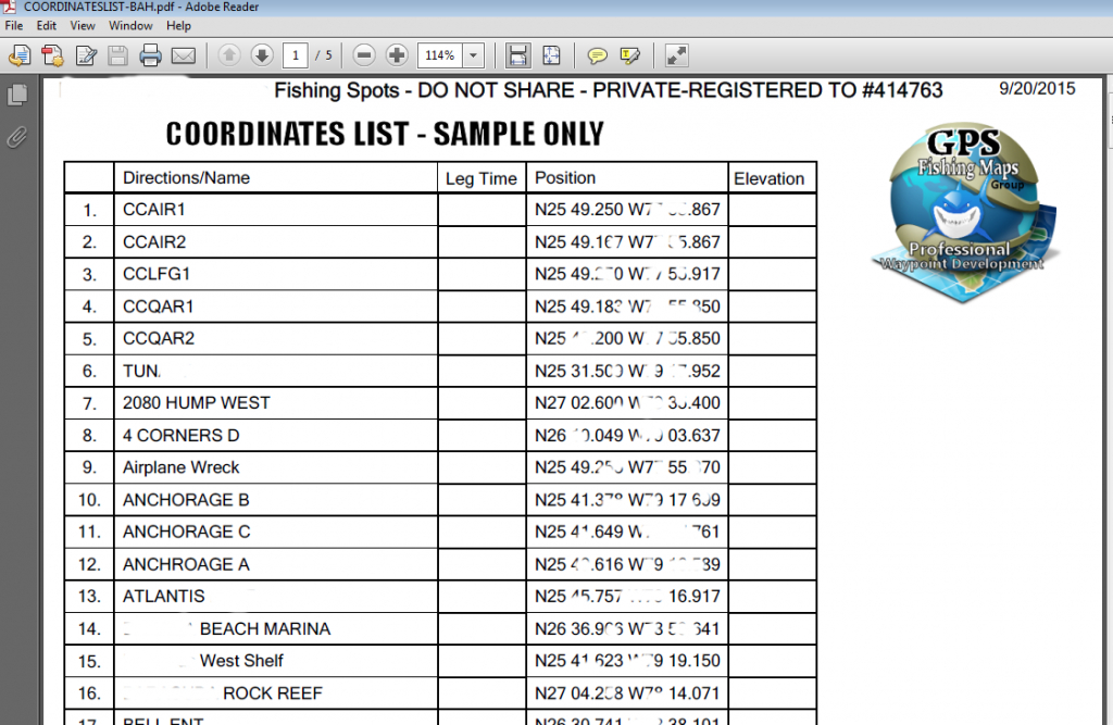 Florida Fishing Maps With Gps Coordinates - Florida&amp;#039;s #1 Fishing - South Florida Fishing Maps