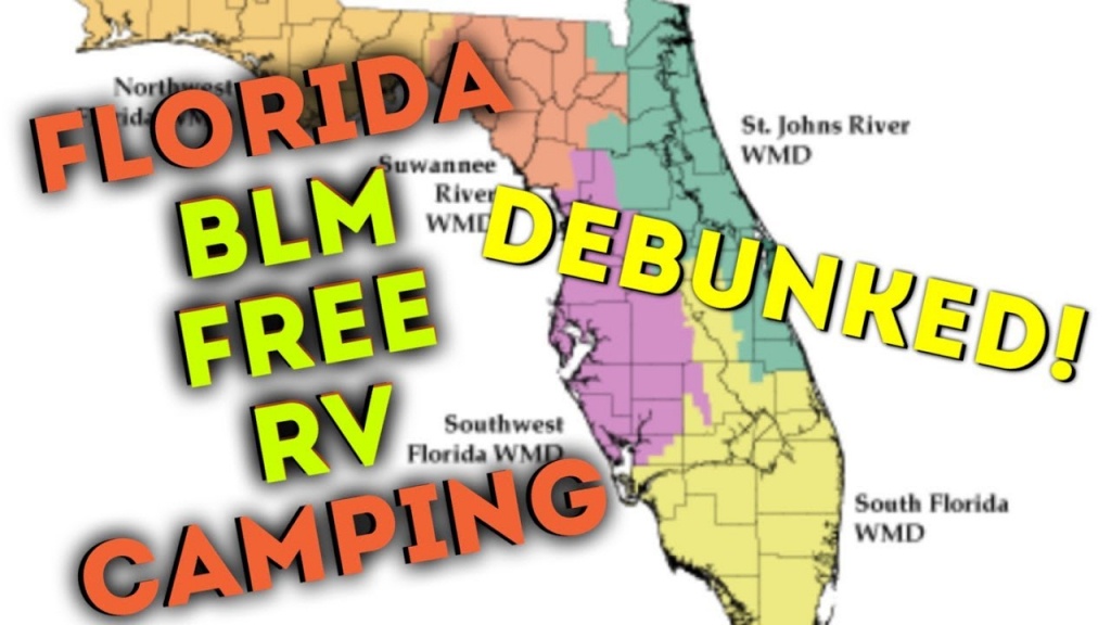 Florida Free Rv Blm Camping Debunked ! - Youtube - Blm Land Florida Map