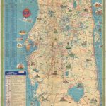 Florida.: Geographicus Rare Antique Maps   Detailed Road Map Of Florida