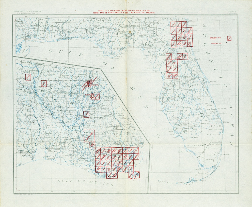 Florida Historical Topographic Maps - Perry-Castañeda Map Collection - Topographic Map Of South Florida