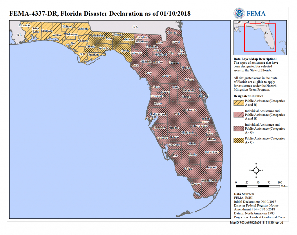 Florida Hurricane Irma (Dr-4337) | Fema.gov - 100 Year Flood Map Florida