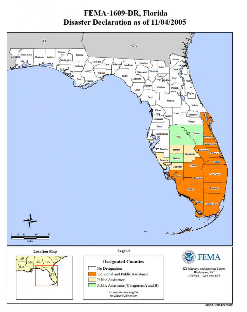 Florida Hurricane Wilma (Dr-1609) | Fema.gov - Fema Flood Maps Indian River County Florida