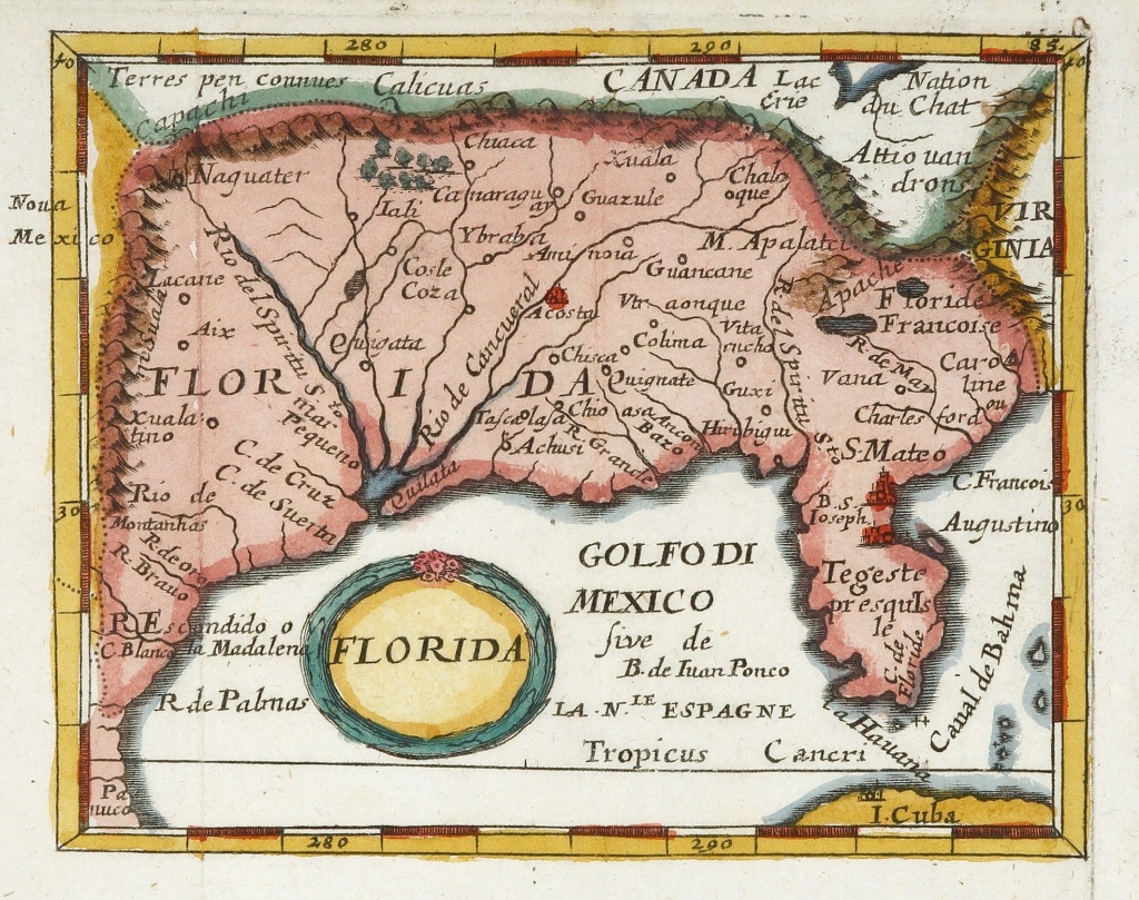 Florida In 2019 | A Selection Of Antique Print And Map Room&amp;#039;s - Early Florida Maps