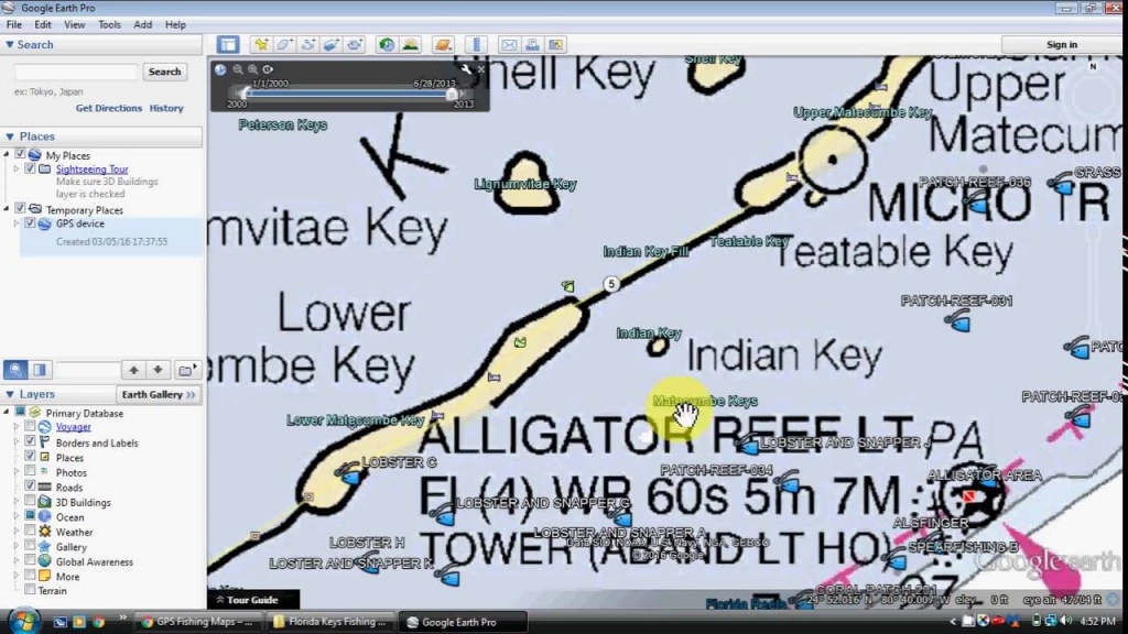 Florida Keys Fishing Map And Fishing Spots - Youtube - Florida Fishing Map