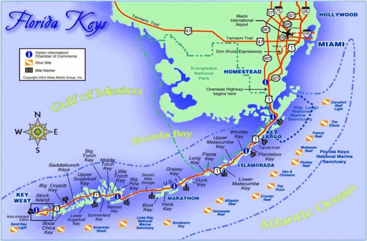 Show Me A Map Of The Florida Keys