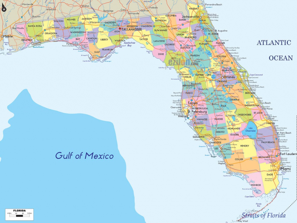 Interactive Florida County Map Free Printable Maps   Florida Map Interactive Florida County Map 