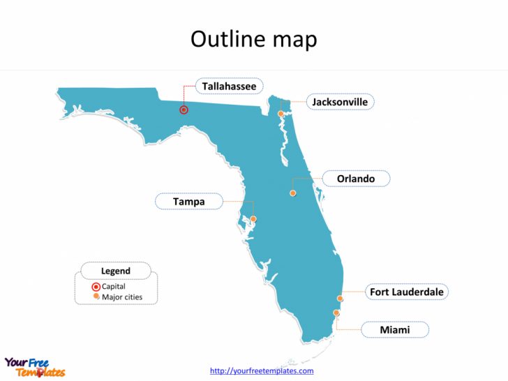 Free Map Of Florida Cities