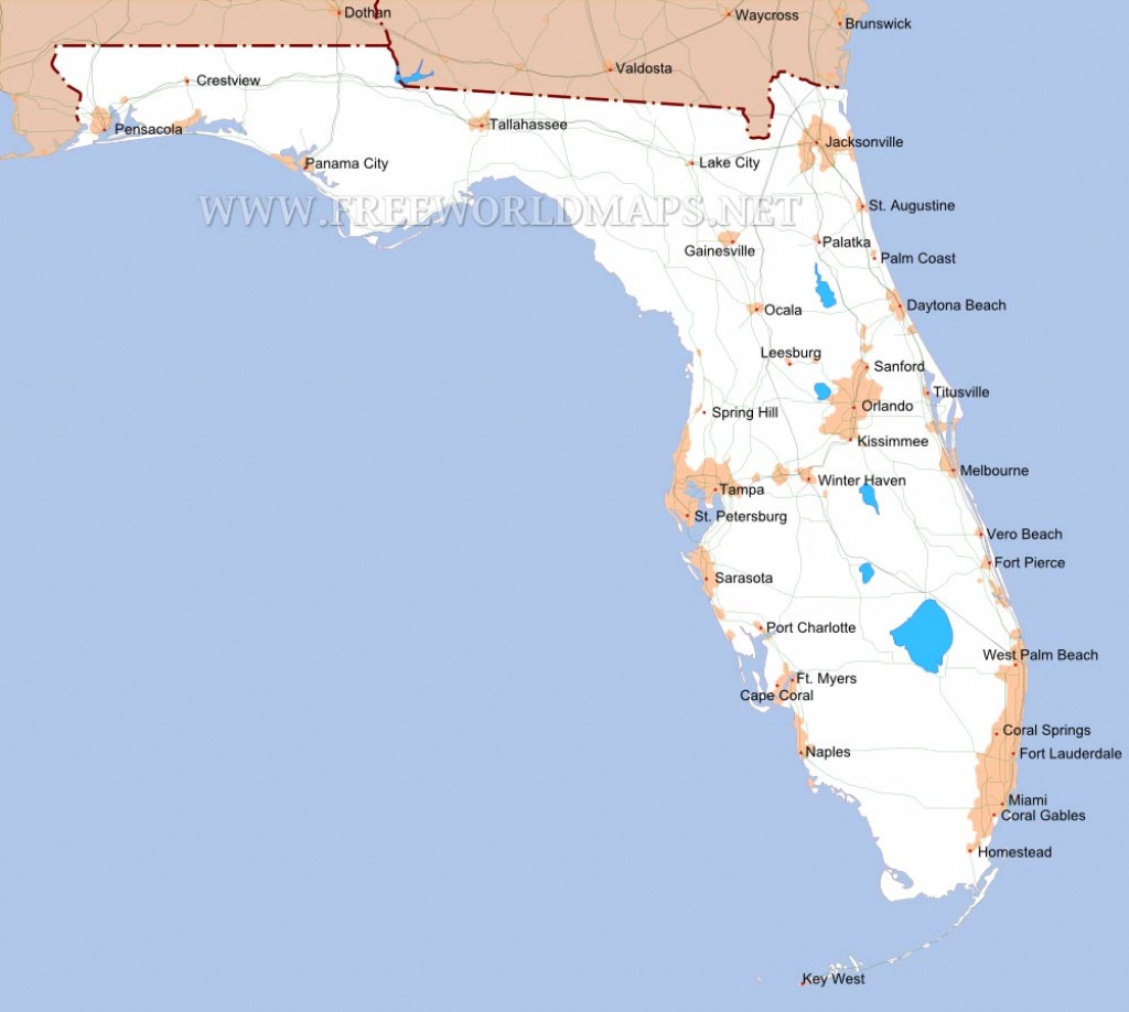 Florida Maps - Coral Springs Florida Map