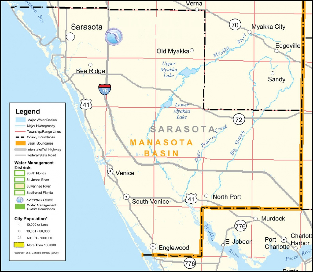 Florida Maps - Sarasota County - Map Of Sarasota Florida Area