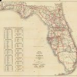 Florida Memory   Official Road Map Of Florida, 1930   Santa Rosa Sound Florida Map