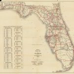 Florida Memory On Twitter: "it's Time To Start Planning Those Summer   State Of Florida Map Mileage