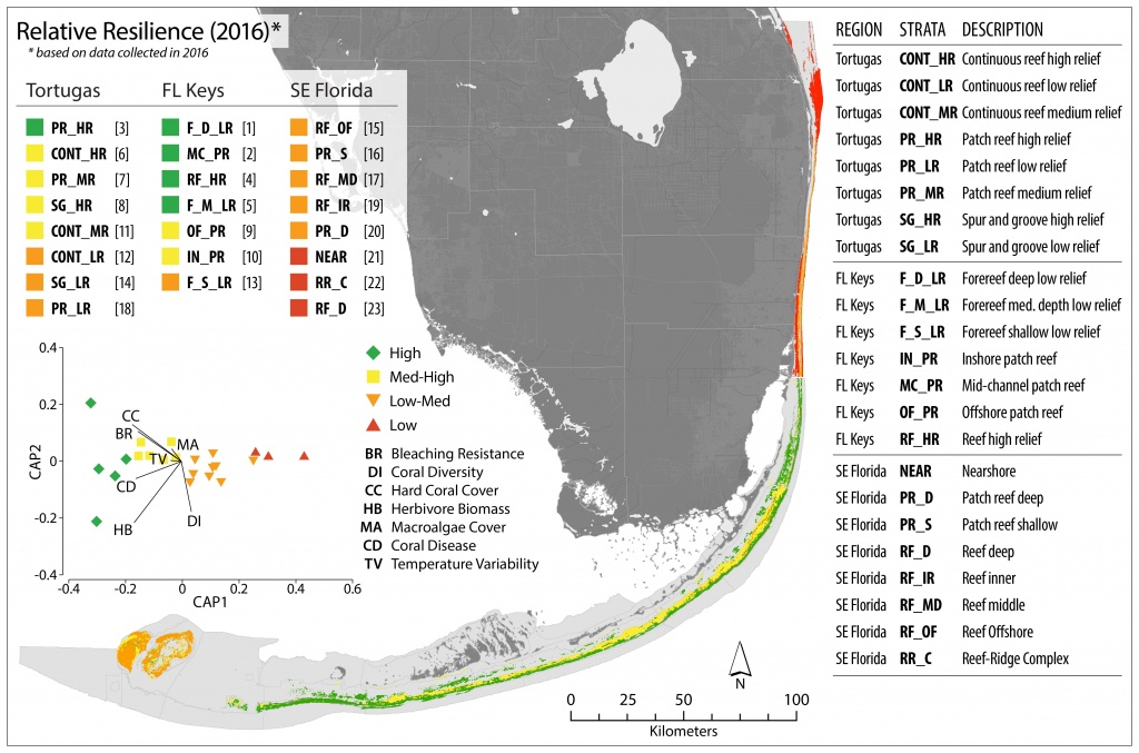 Florida – Monitoring Reef Resilience | Reef Resilience - Florida Reef Map