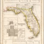 Florida. Nach Den Besten Quellen Bearbeitent 1845   Barry Lawrence   Lake George Florida Map