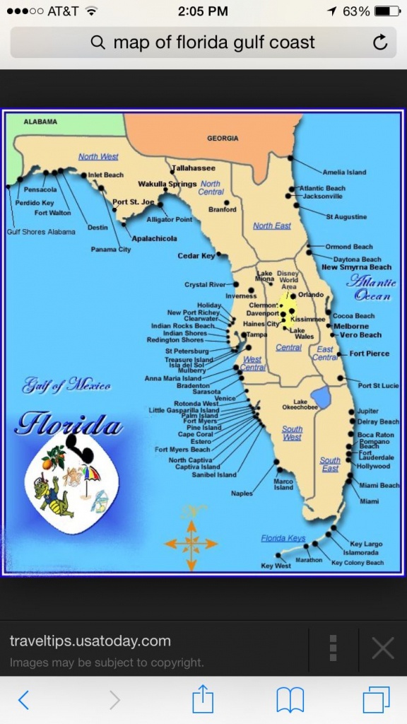 Florida | Places I Want To Visit | Map Of Florida Gulf, Florida Gulf - Map Of Florida Beaches Gulf Side