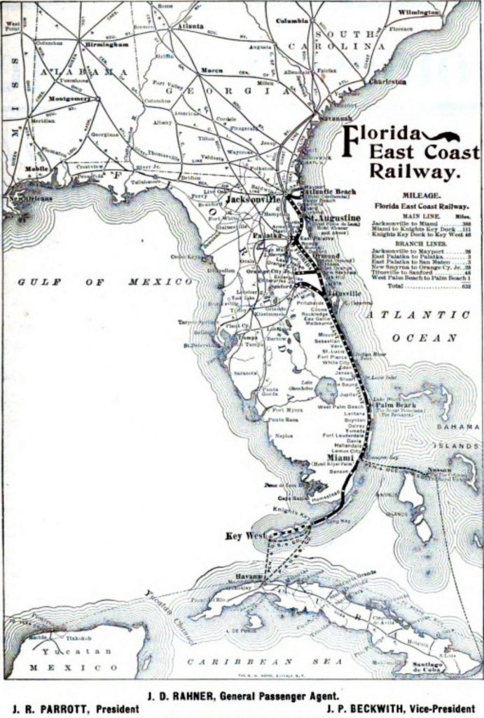 Florida Railroad Map And Travel Information | Download Free Florida - Florida Railroad Map