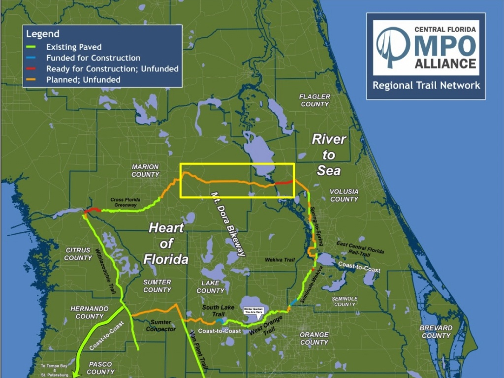 Florida Rails To Trails Map - Florida Rails To Trails Maps